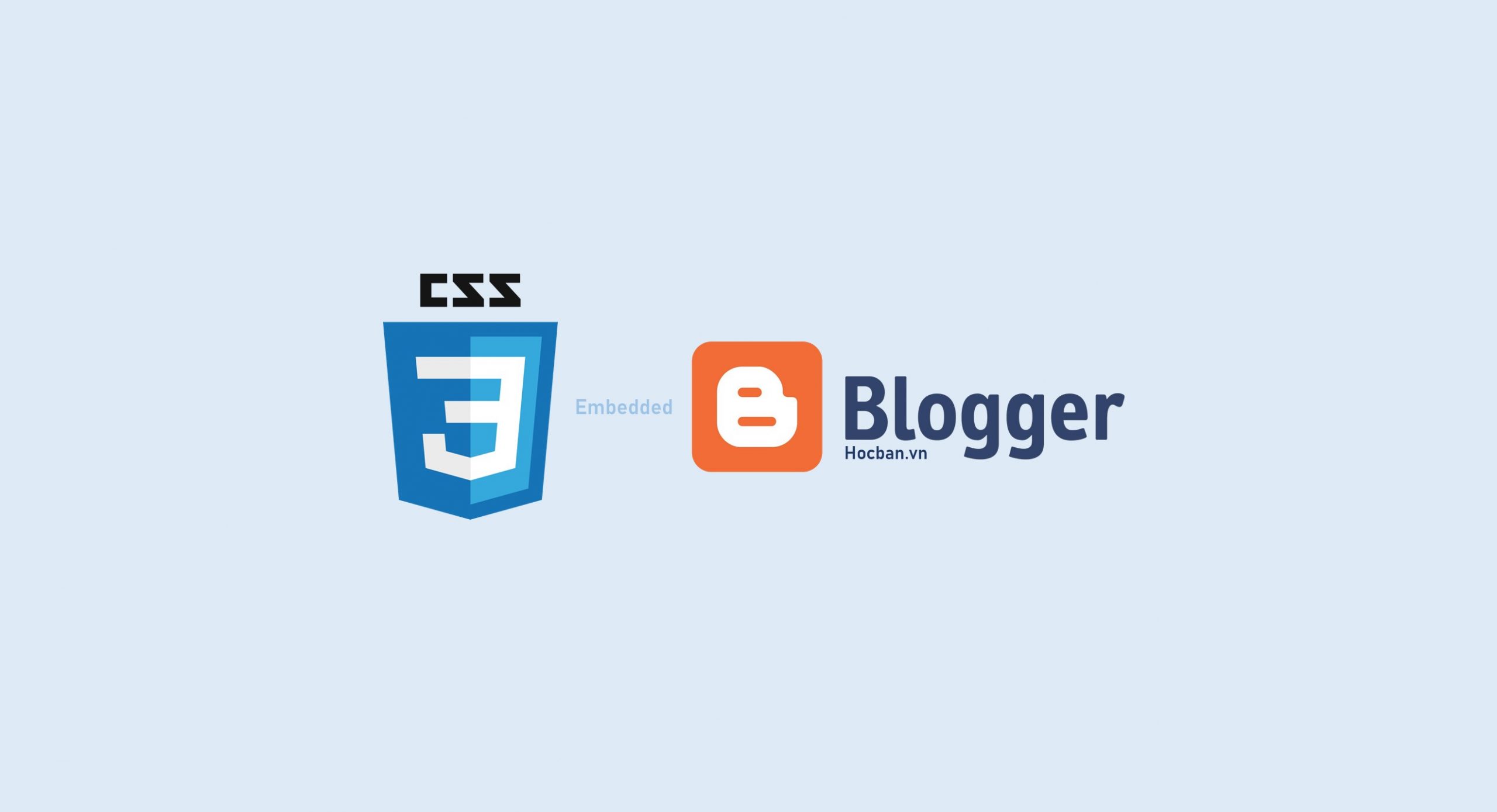 Nhung (embedded) CSS vao Blogspot Blogger Template