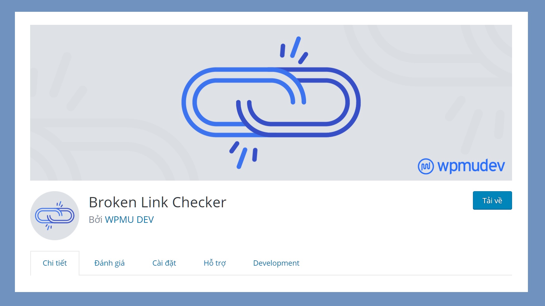 plugin broken link checker tren kho wordpress.org