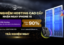 123HOST Ra mắt NVMe Hosting, ưu đãi đến 90% và tặng iPhone 15 [ĐÃ KẾT THÚC]