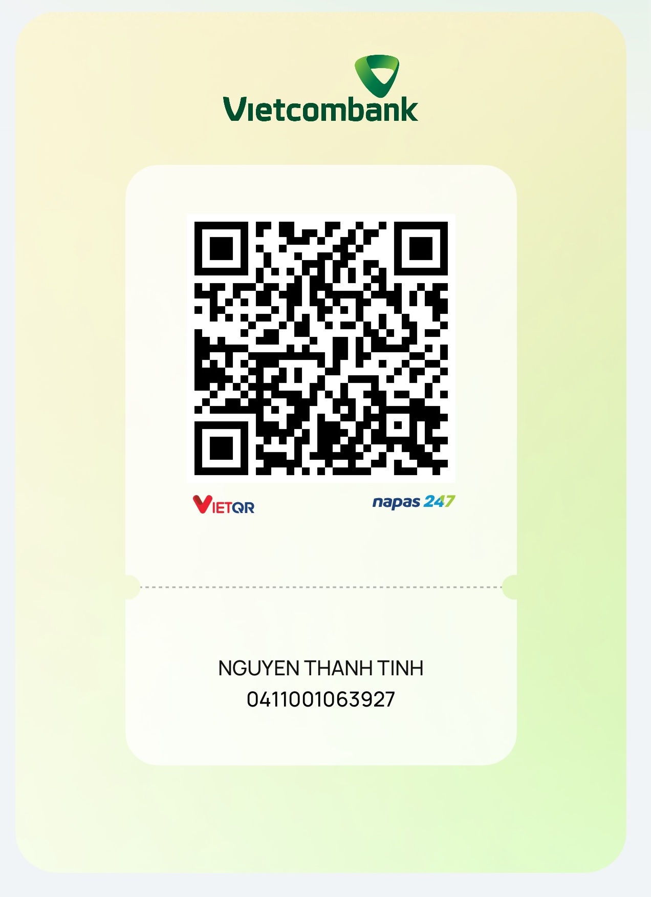 Mã QR nhận chuyển khoản của admin Hocban.vn