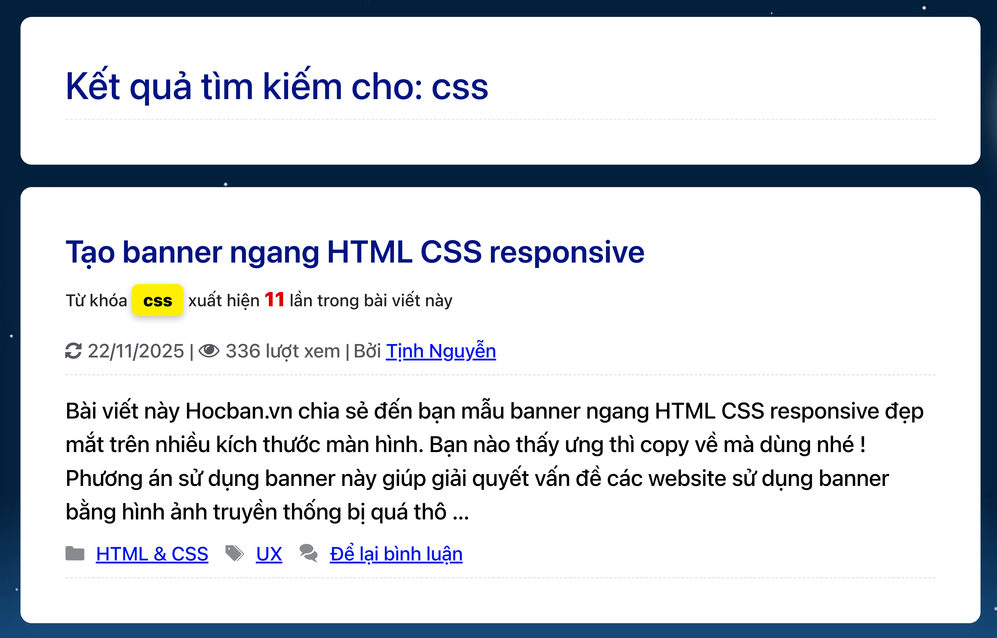 Cải thiện tính năng tìm kiếm trên theme GeneratePress
