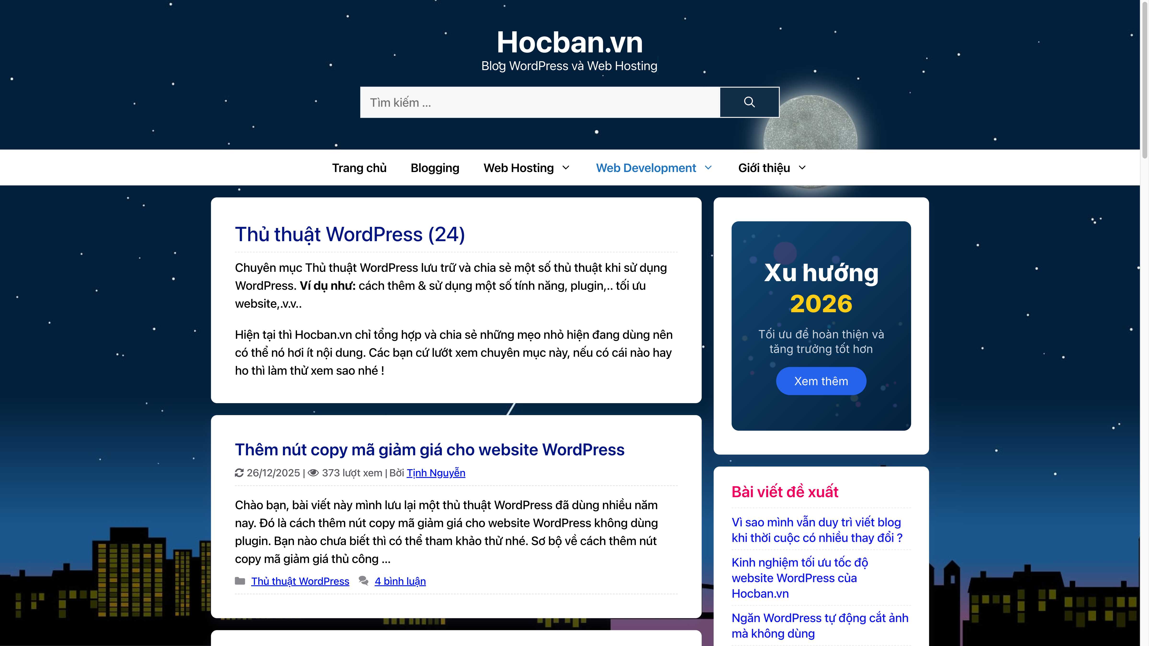 Hiển thị số bài viết của chuyên mục trên WordPress