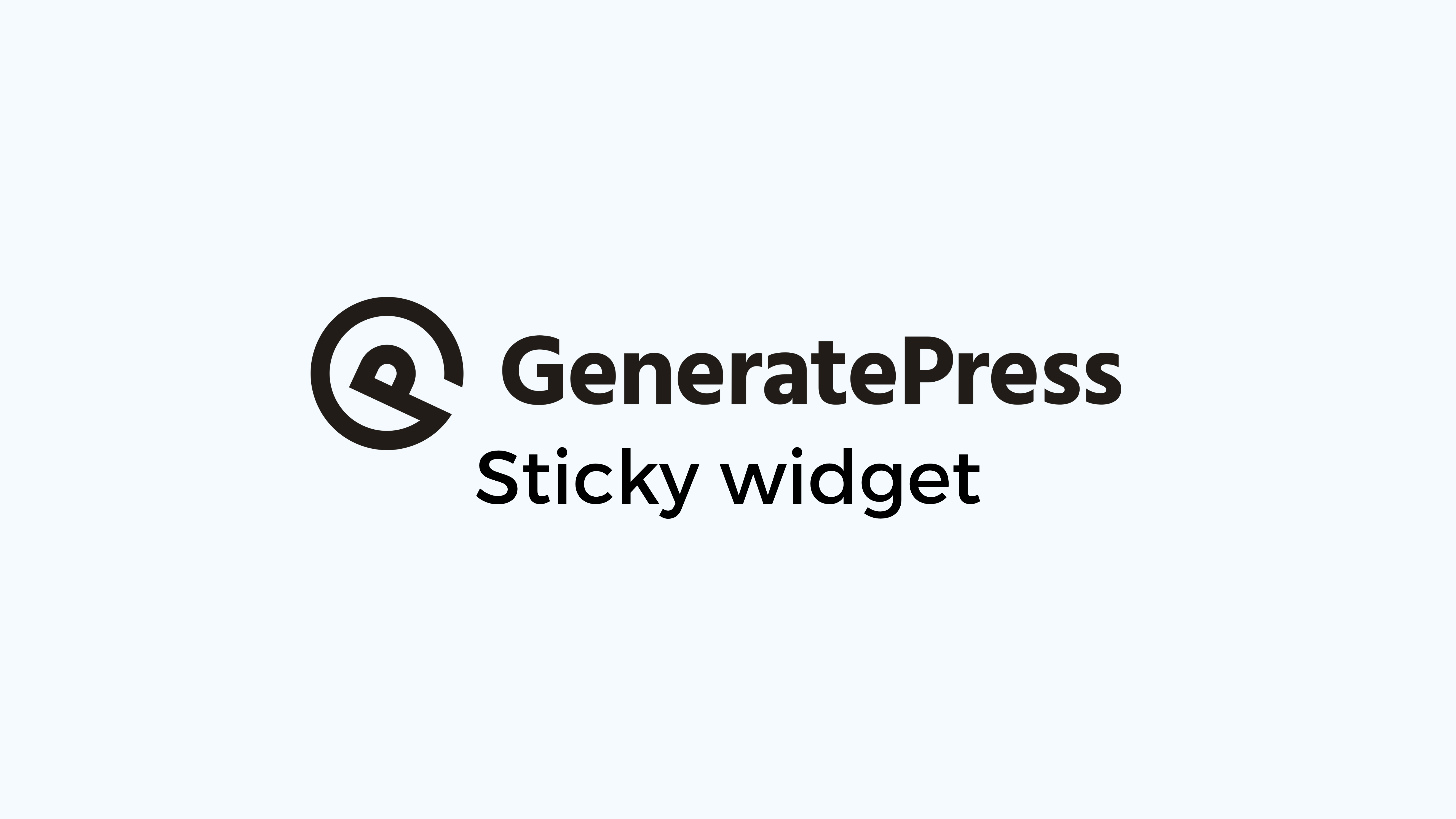 GeneratePress sticky widget giúp ghim nội dung sidebar khi cuộn trang